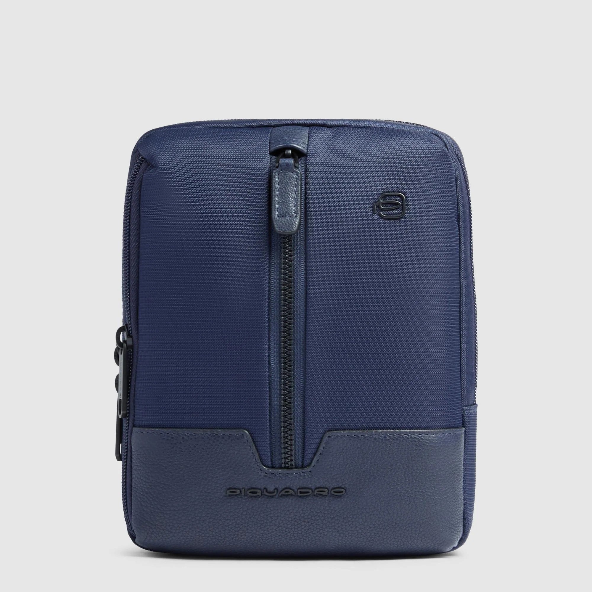 Piquadro borsello in tessuto e pelle "W138" Blu CA3084W138.BLU