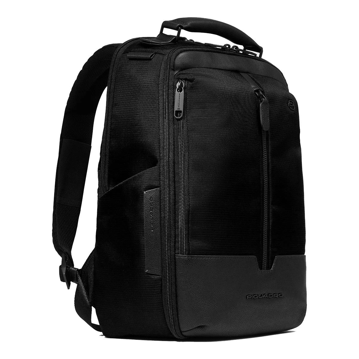 Piquadro zaino in tessuto e pelle "W138" Nero CA6823W138.N