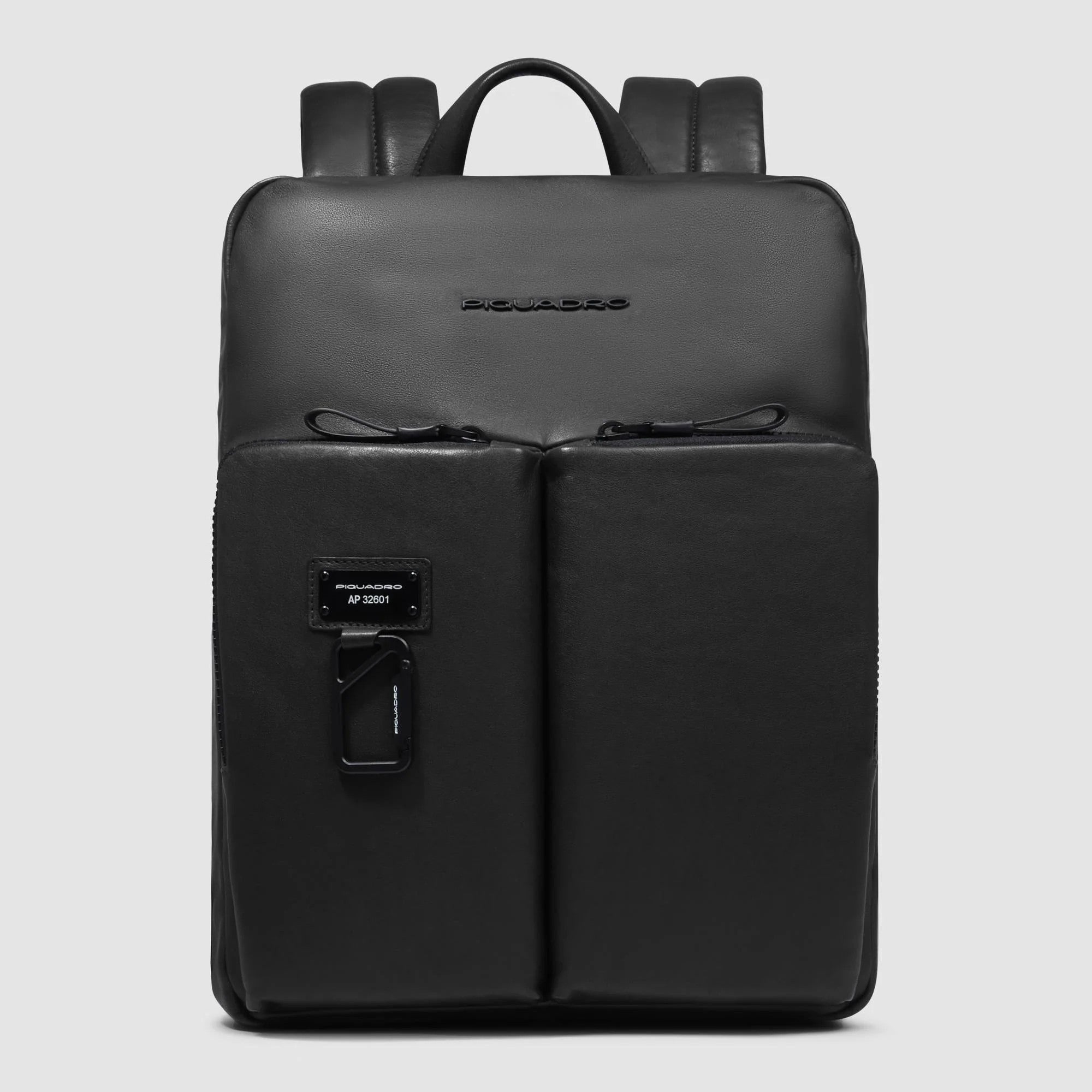Piquadro zaino in pelle "Harper" Nero CA6311AP.N