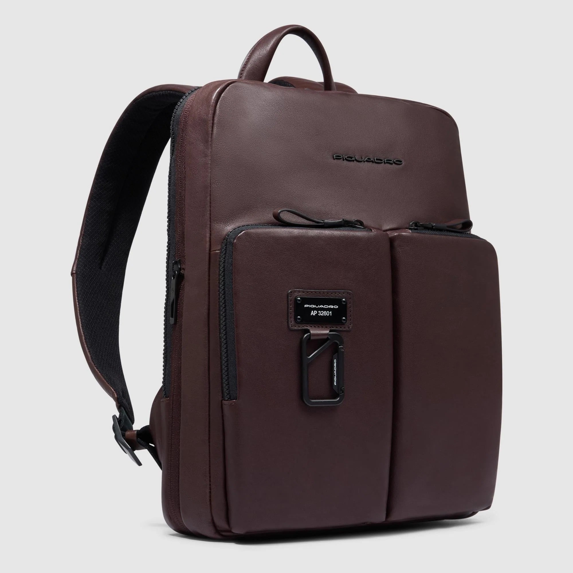 Piquadro zaino in pelle "Harper" Marrone CA6311AP.TM