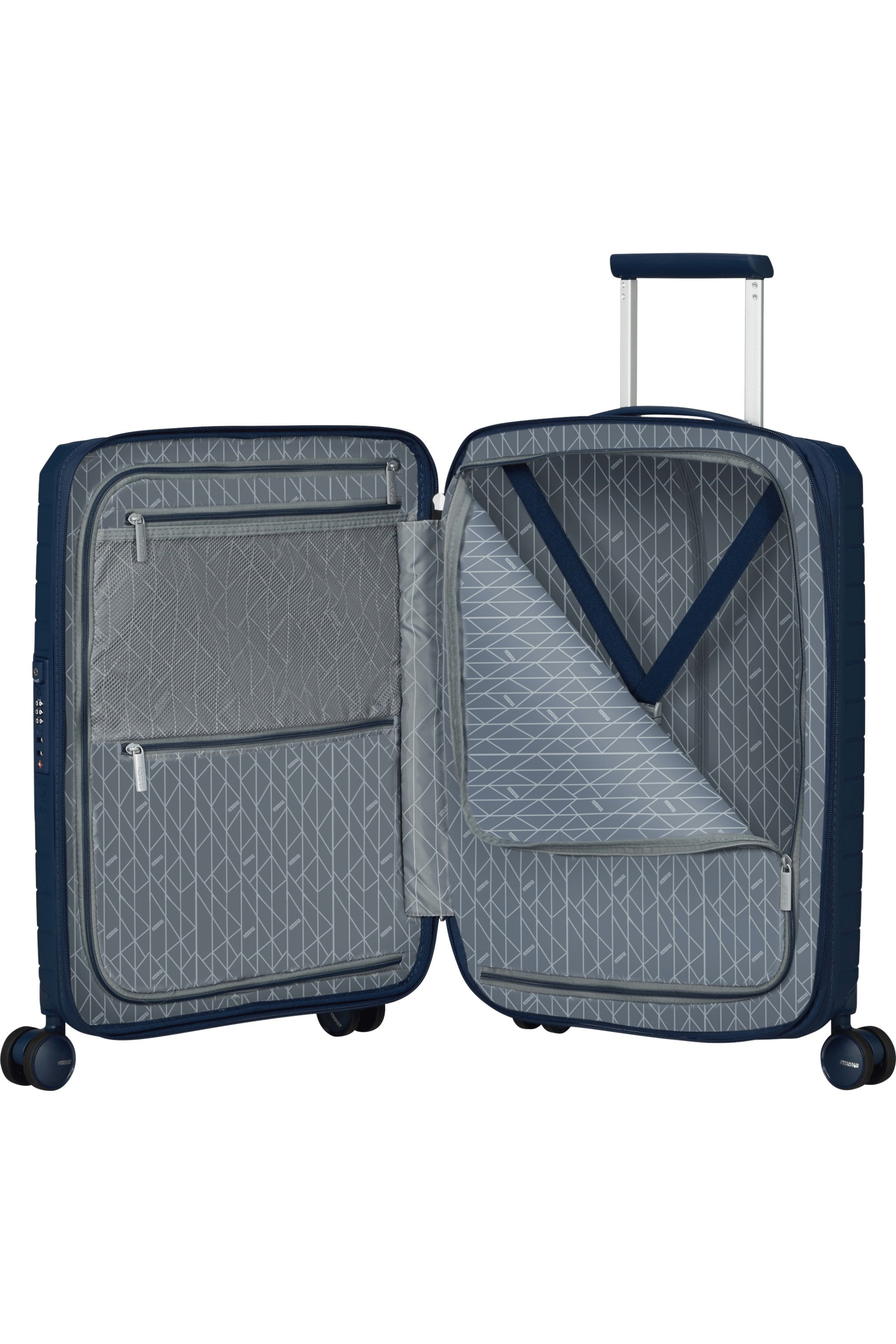 American Tourister trolley cabina in polipropilene "Fastforward" Blu 155259.1598 NAVY BLUE