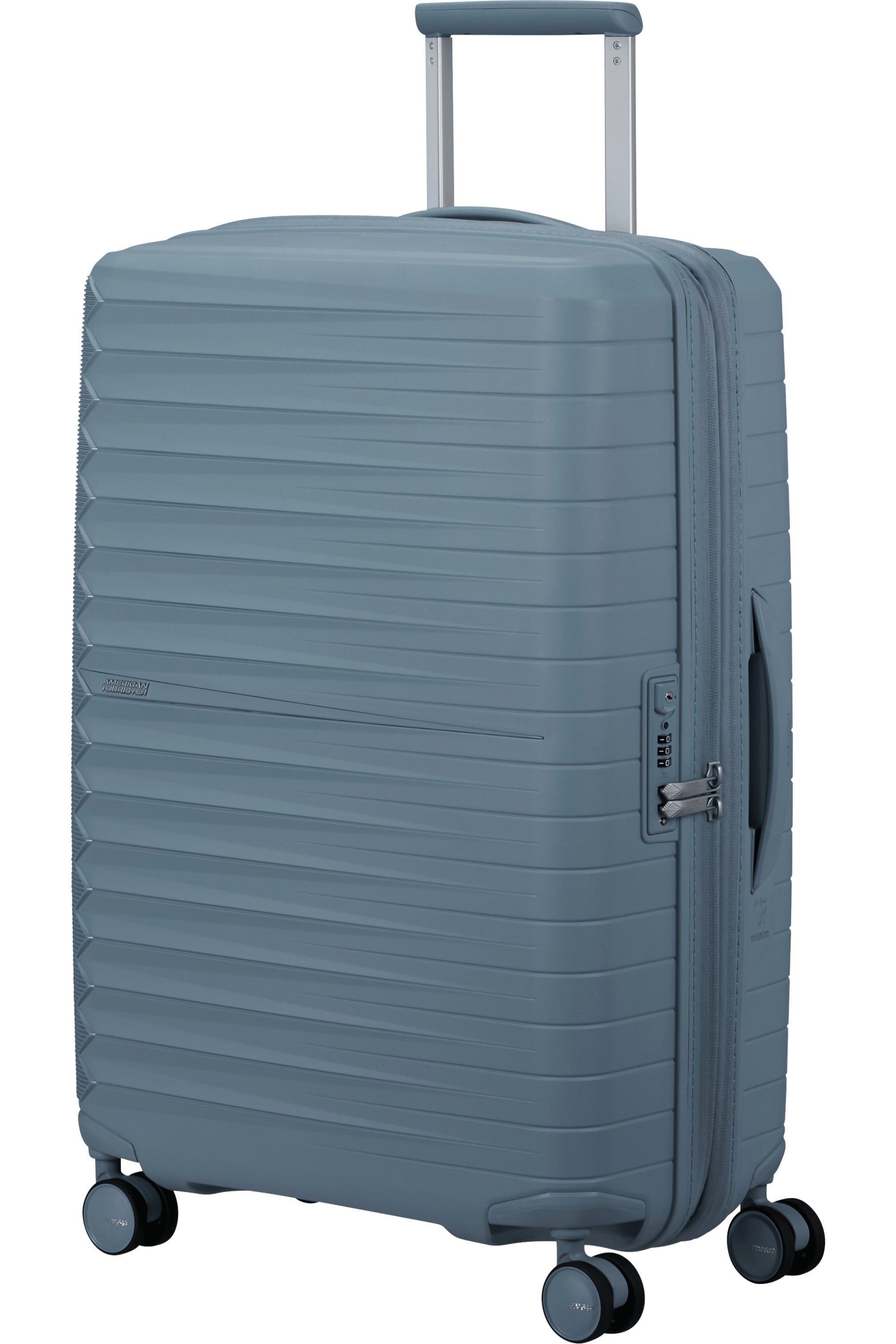American Tourister trolley medio in polipropilene "Fastforward" Azzurro 155260.1827 STEEL BLUE