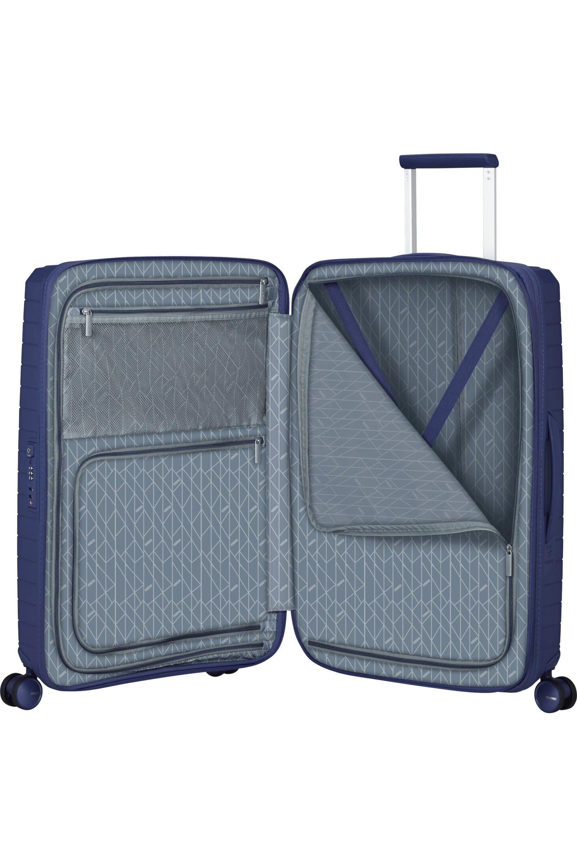 American Tourister trolley medio in polipropilene "Fastforward" Blu 155260.1598 NAVY BLUE