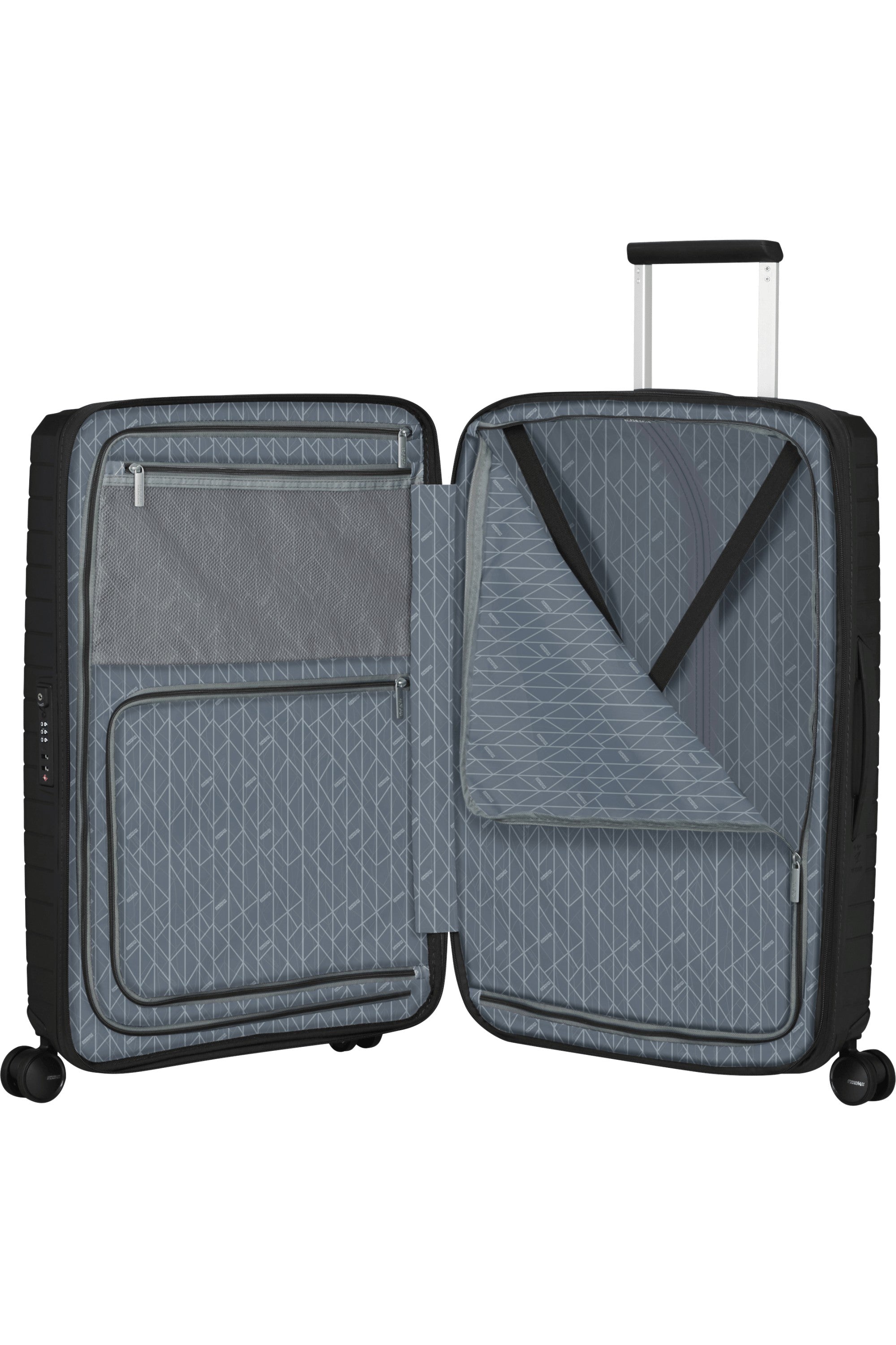 American Tourister trolley medio in polipropilene "Fastforward" Nero 155260.361E FLASH BLACK