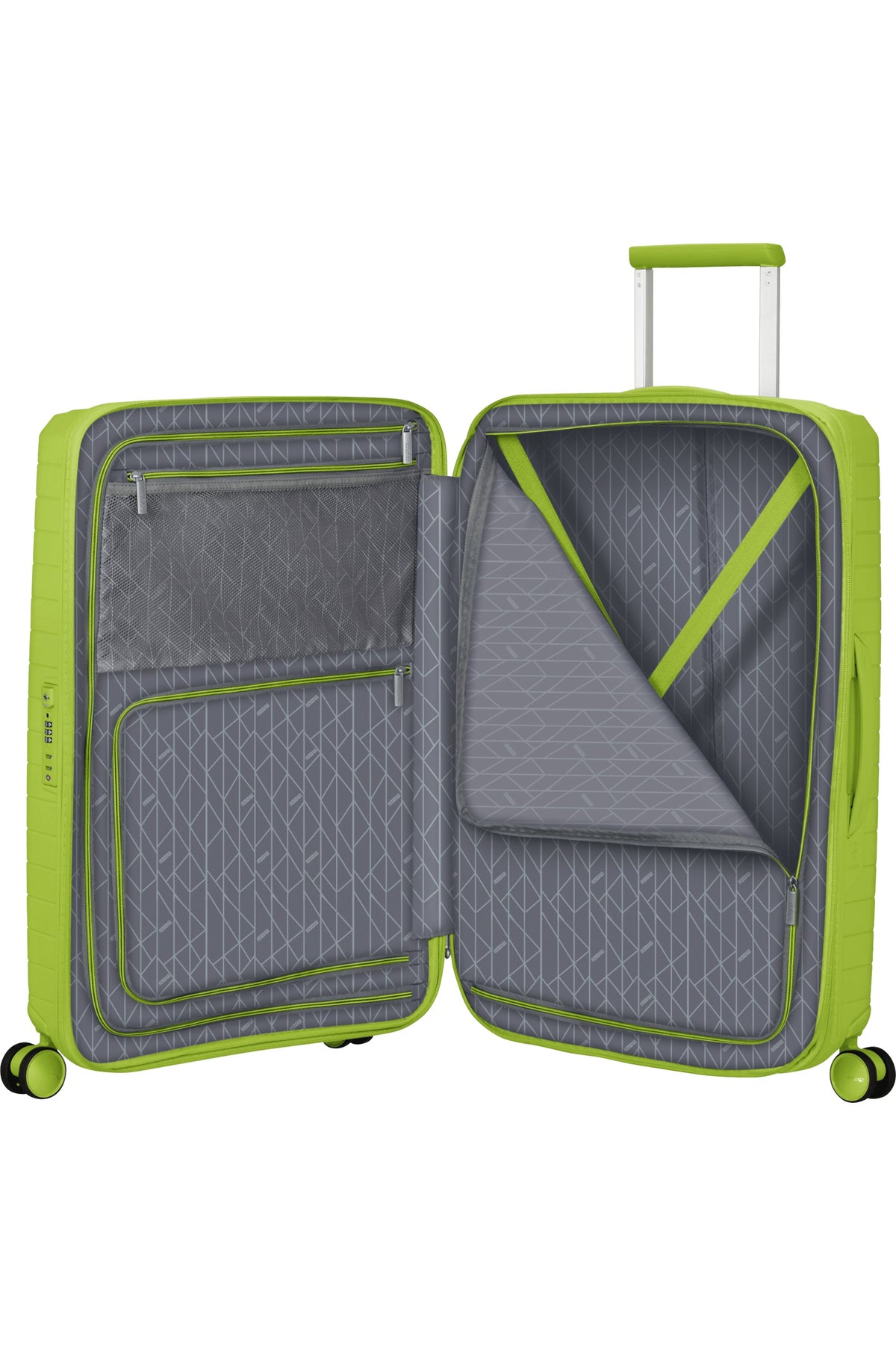 American Tourister trolley medio in polipropilene "Fastforward" Lime 155260.8924 NEON LIME