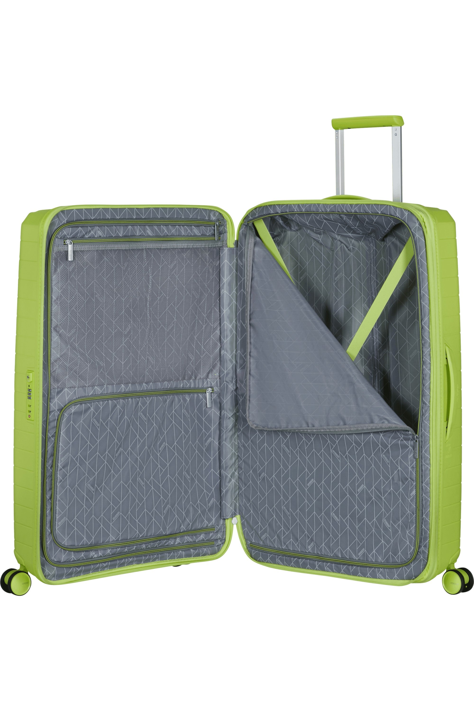 American Tourister trolley grande in polipropilene "Fastforward" Lime 155261.8924 NEON LIME