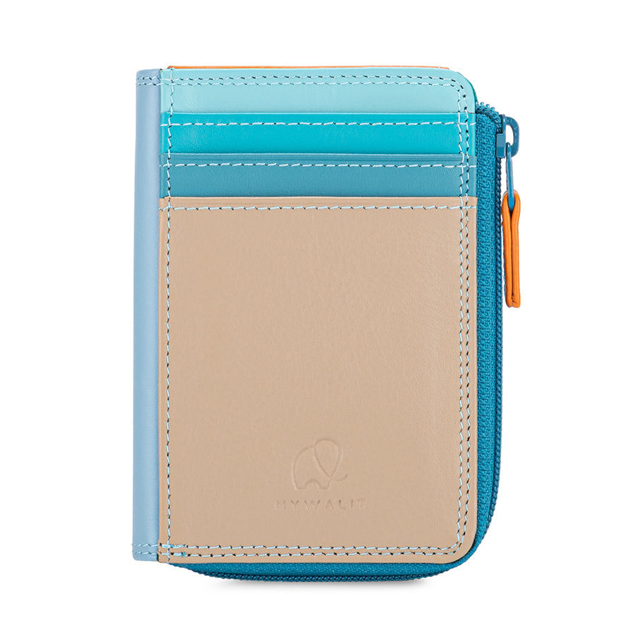 Mywalit porta carte di credito in pelle "Classic" Multicolor 334.186 SARDINIA