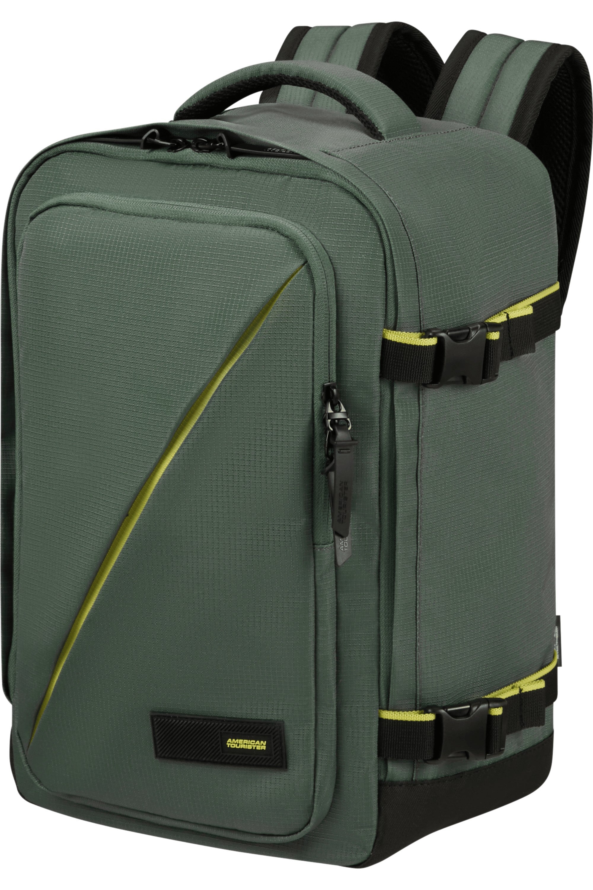 American Tourister zaino da viaggio in tessuto "Take2cabin" Verde 149174.1257 DARK FOREST