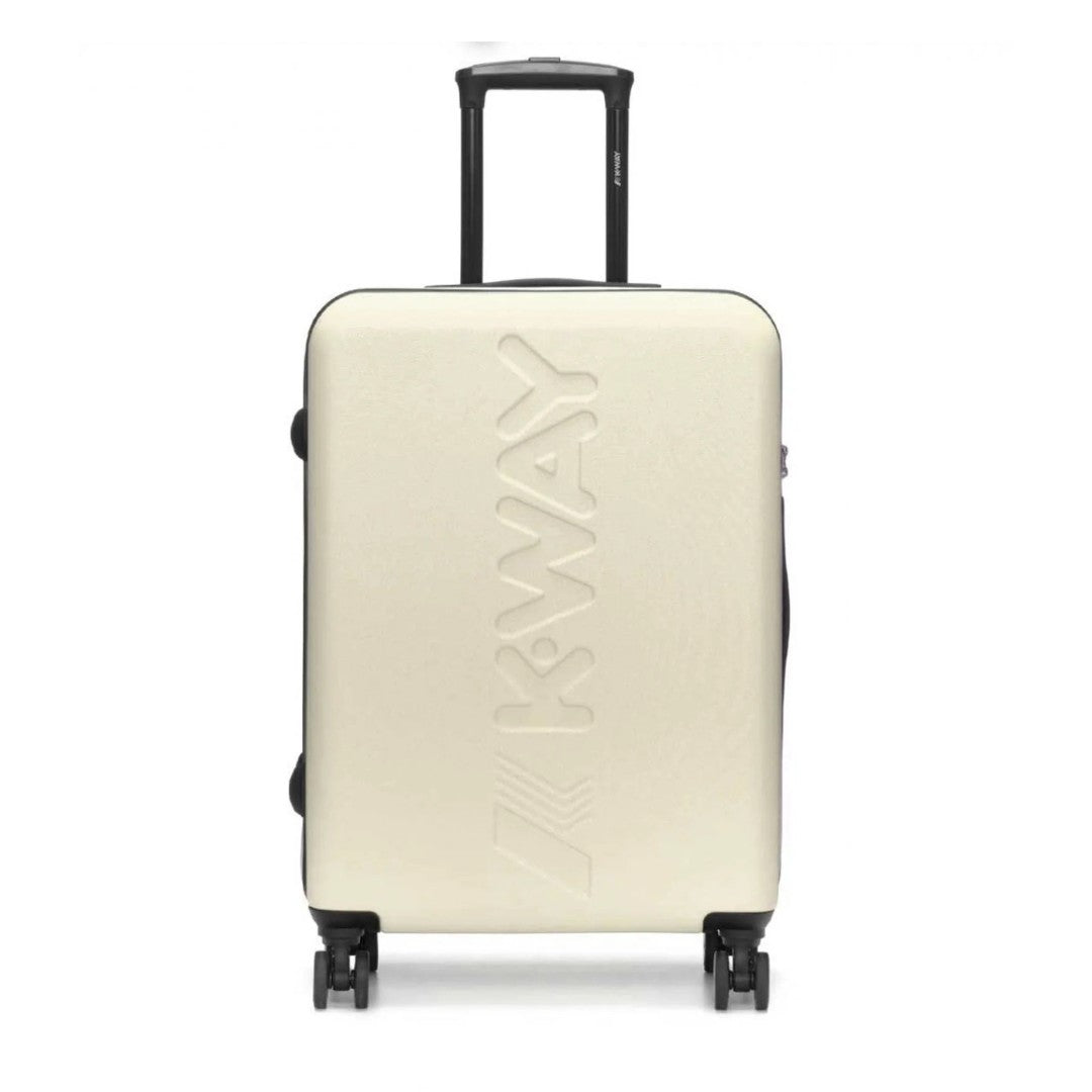 KWay trolley medio in policarbonato "K-air" Beige K-AIR MEDIUM.BEIGE LT