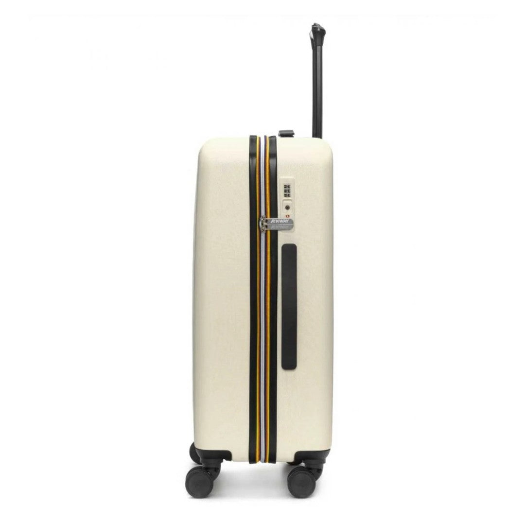 KWay trolley medio in policarbonato "K-air" Beige K-AIR MEDIUM.BEIGE LT