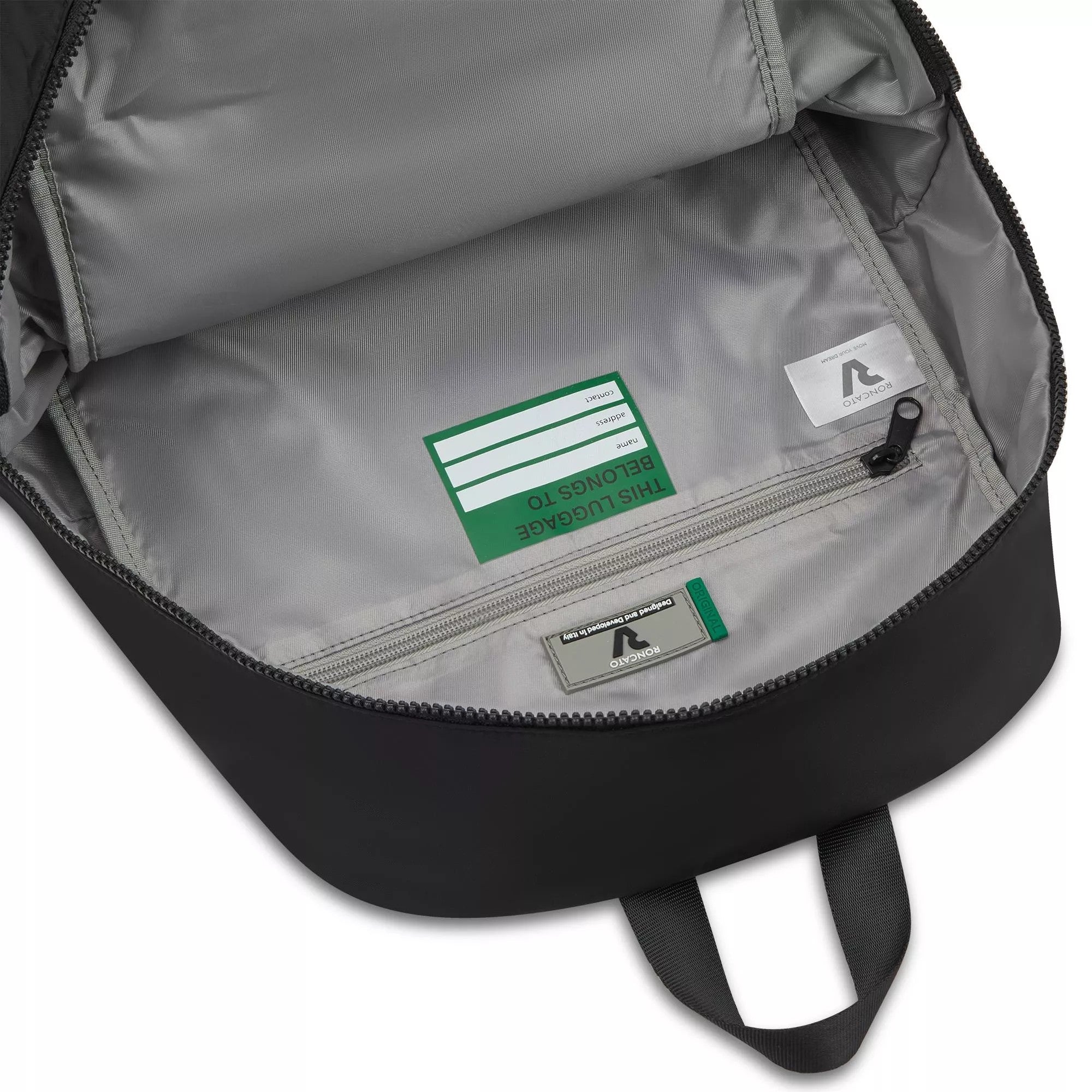 Roncato zaino richiudibile in tessuto "Compac" Verde 412015.07 VERDE BRILLANTE