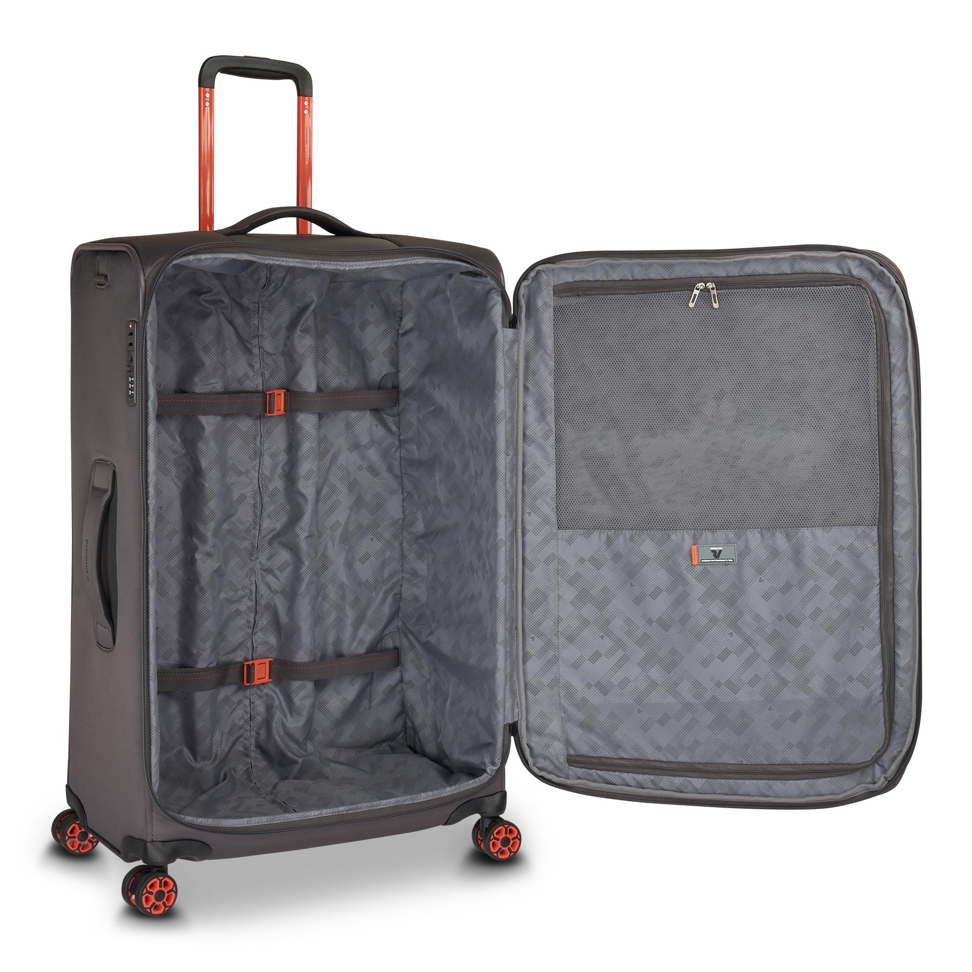 Roncato trolley grande in tessuto "Move" Grigio 415351.92 GRAFITE