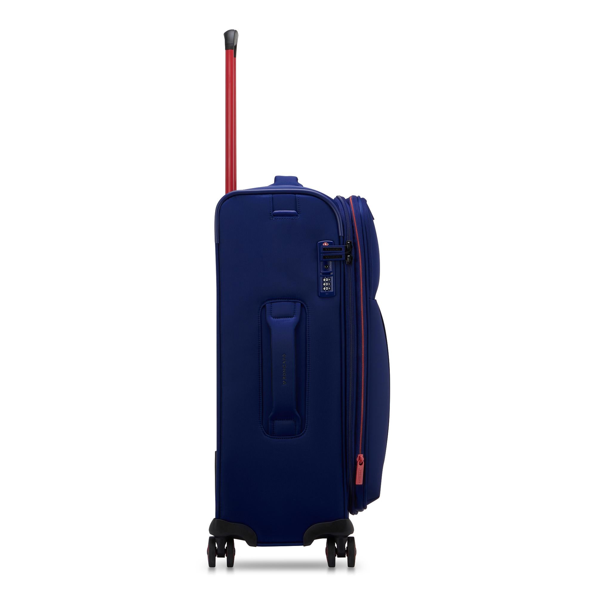 Roncato trolley medio in tessuto "Move" Blu 415352.93 BLU OLTREMARE