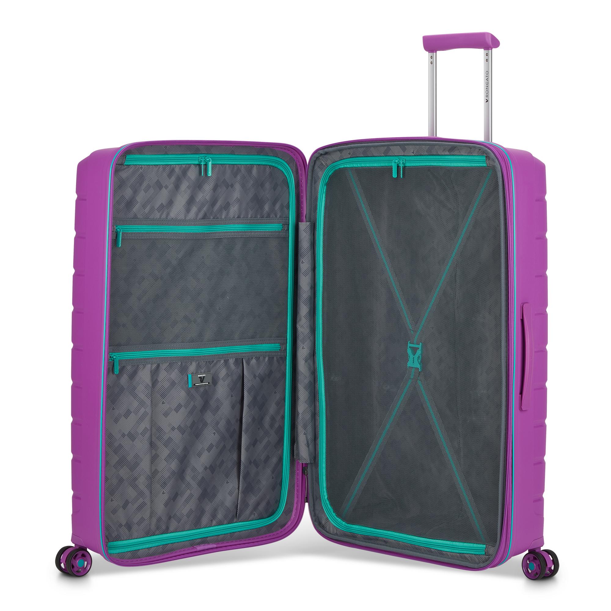 Roncato trolley grande in polipropilene "B-Flying" Viola 418181.6105 ORCHIDEA