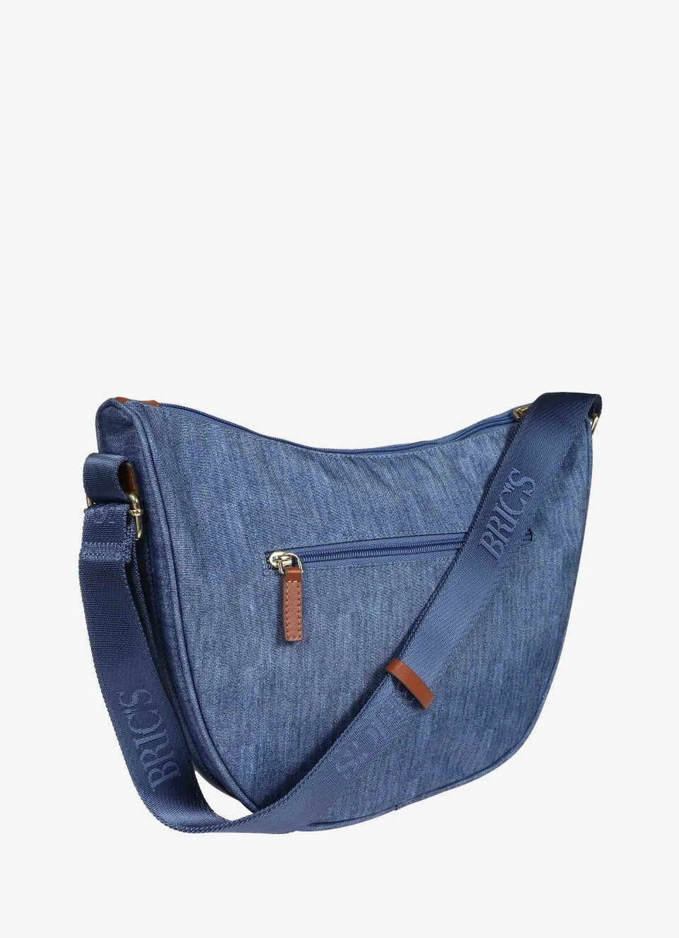 Bric's borsa a tracolla in tessuto "X-Collection" Azzurro BXG45052.447 JEANS