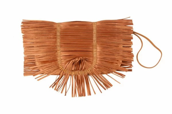 TSOUKALA pochette in tessuto "Clutch" Arancione CLUTCH ME.COPPER