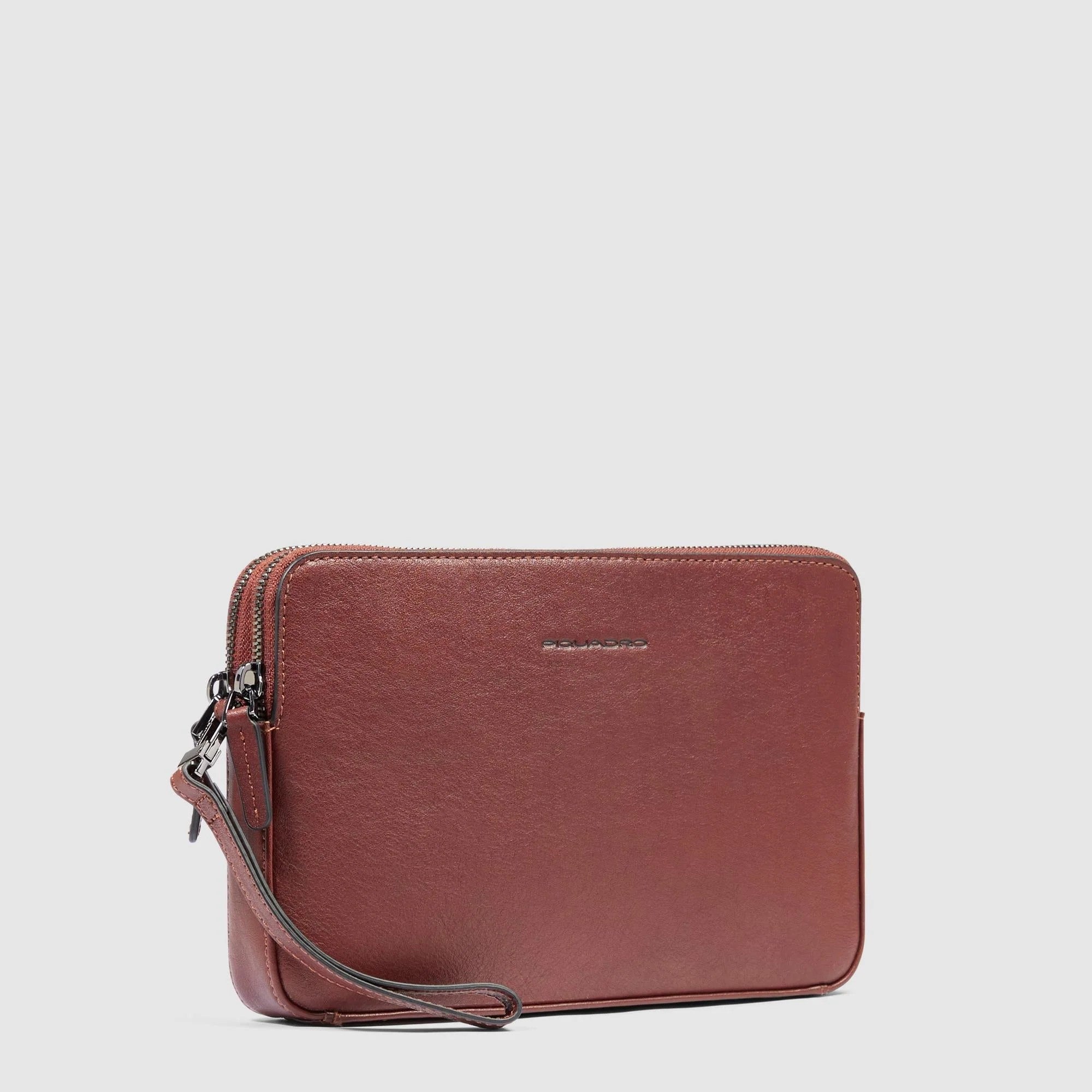 Piquadro pochette in pelle "Black Square" Cuoio AC3944B3R.CU