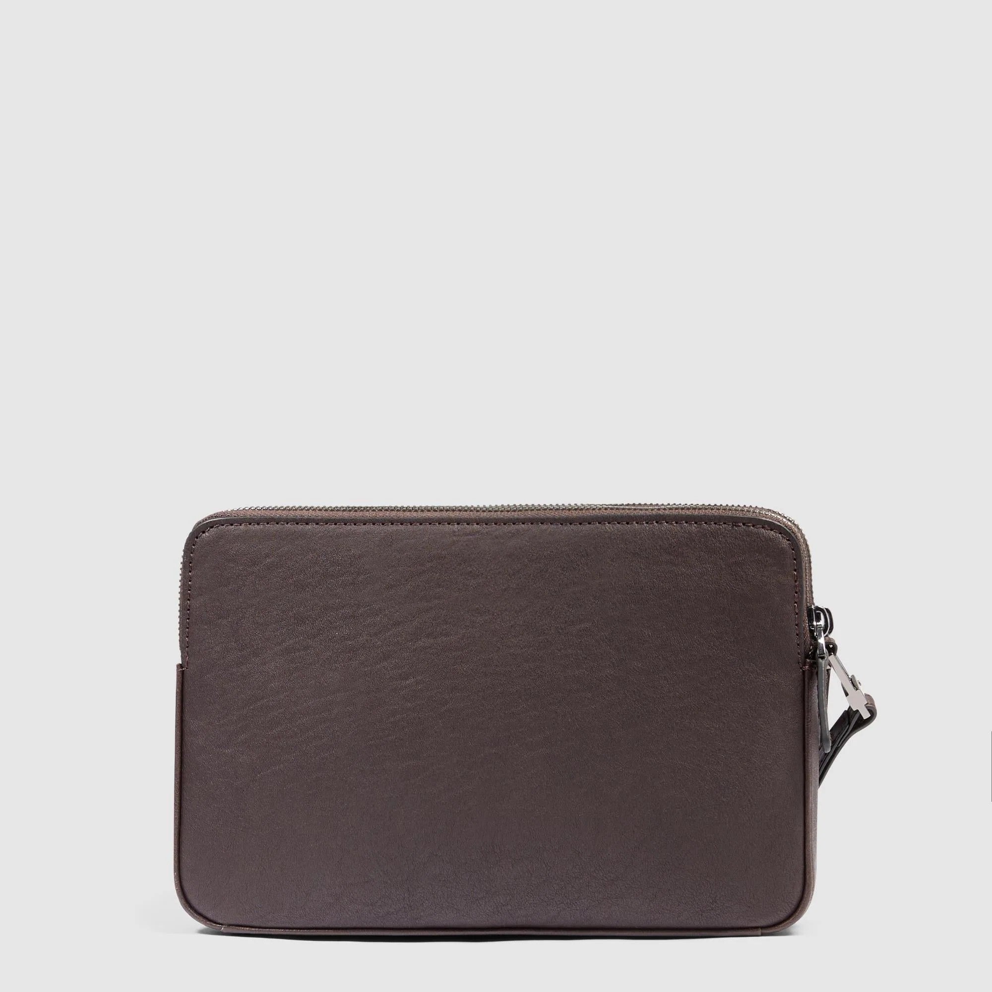Piquadro pochette in pelle "Black Square" Marrone AC3944B3R.TM