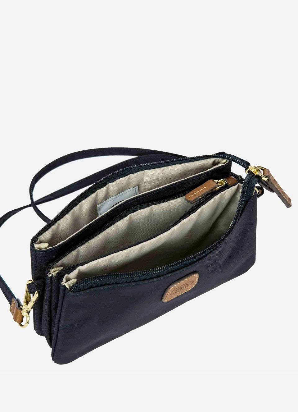 Bric's pochette in tessuto "X-Collection" Blu BXG45782.050 OCEANO