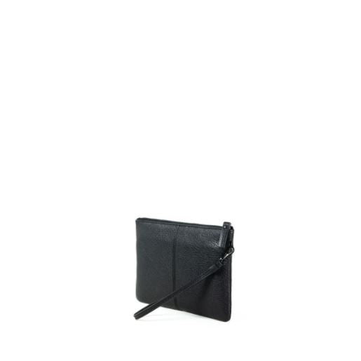 Gianni Conti pochette in pelle "Casual" Nero 1815070.10