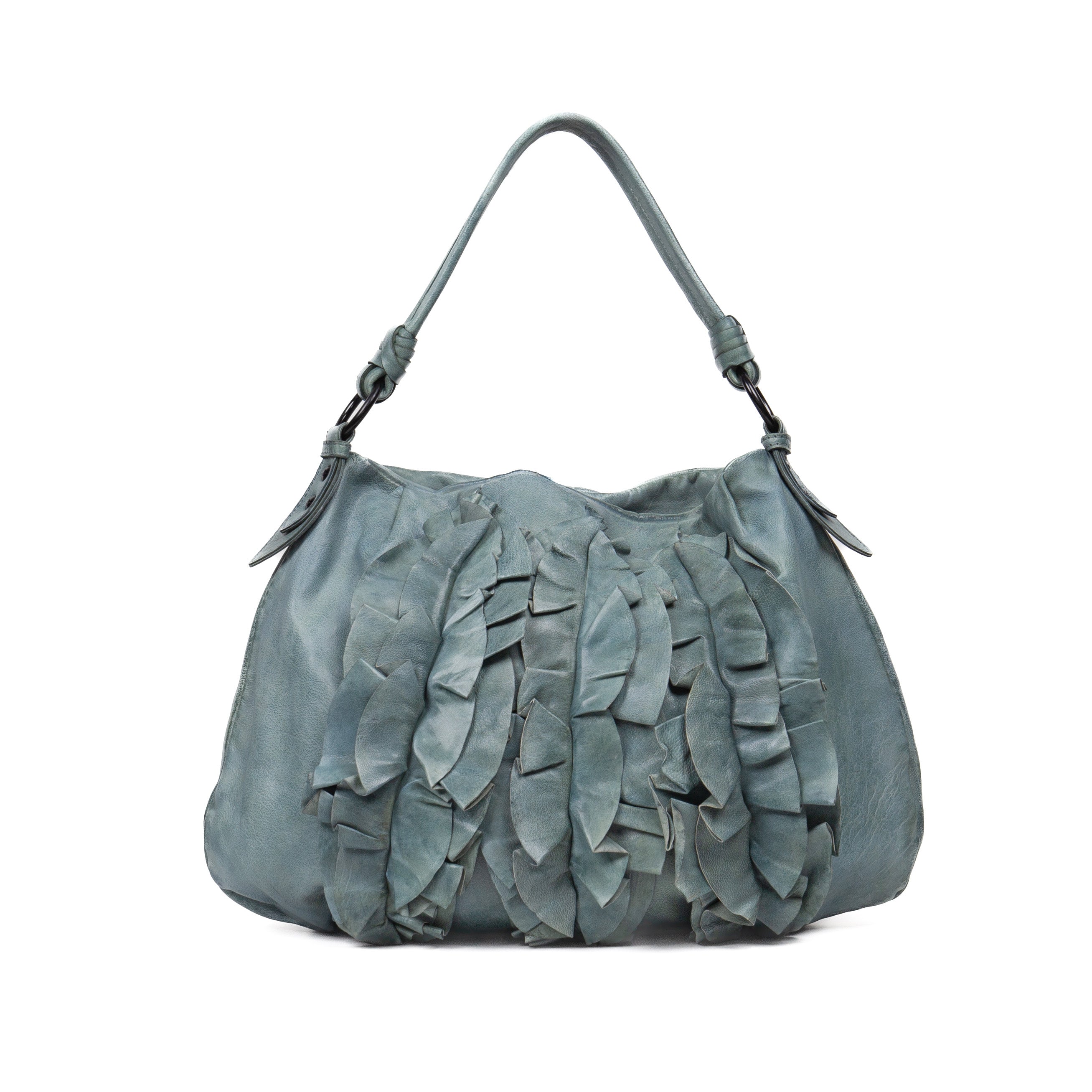 REHARD borsa a spalla in pelle "Flow" Verde acqua BS8402.911 TIFFANY