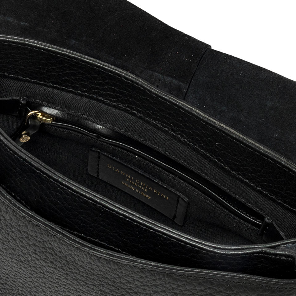 Gianni Chiarini borsa a spalla in pelle "Helena Round" Nero BS11088TKL-NASPM.001 NERO