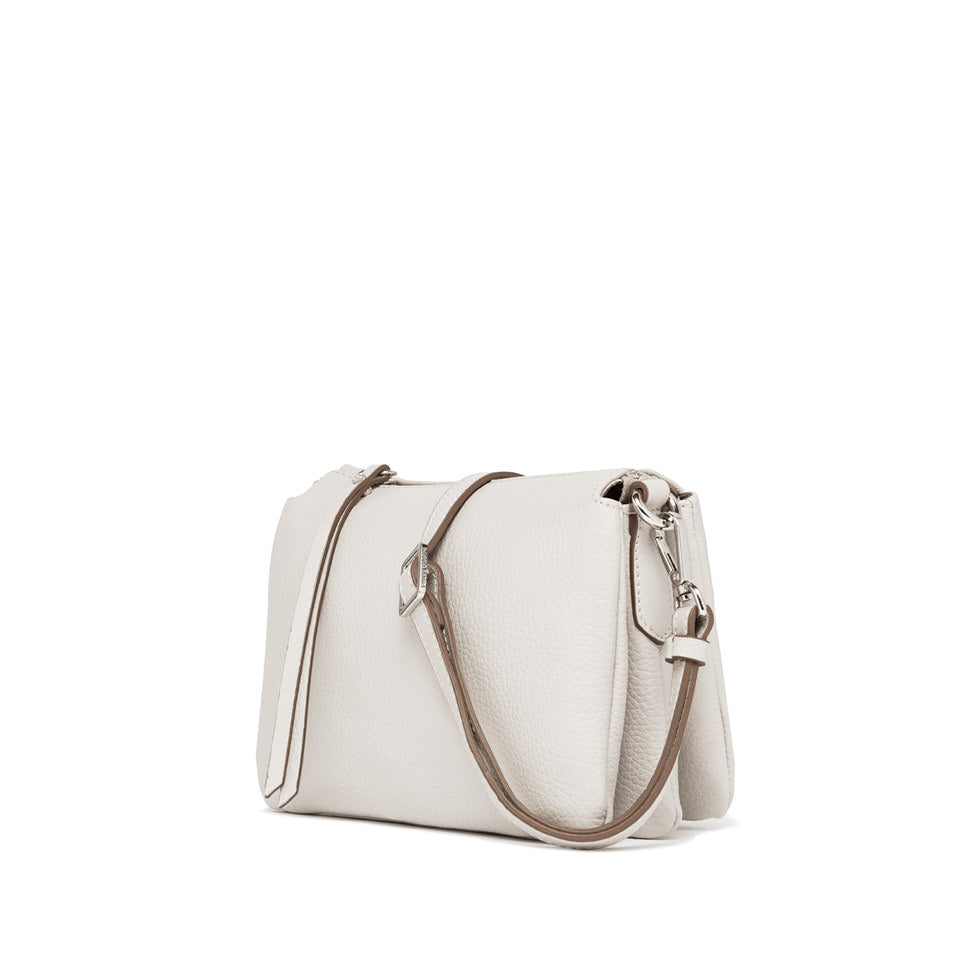 Gianni Chiarini borsa a tracolla in pelle "Three" Bianco BS4362COMM GRN.3890 MARBLE