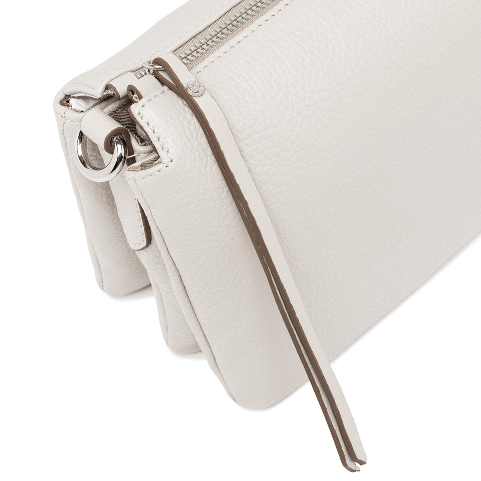 Gianni Chiarini borsa a tracolla in pelle "Three" Bianco BS4362COMM GRN.3890 MARBLE