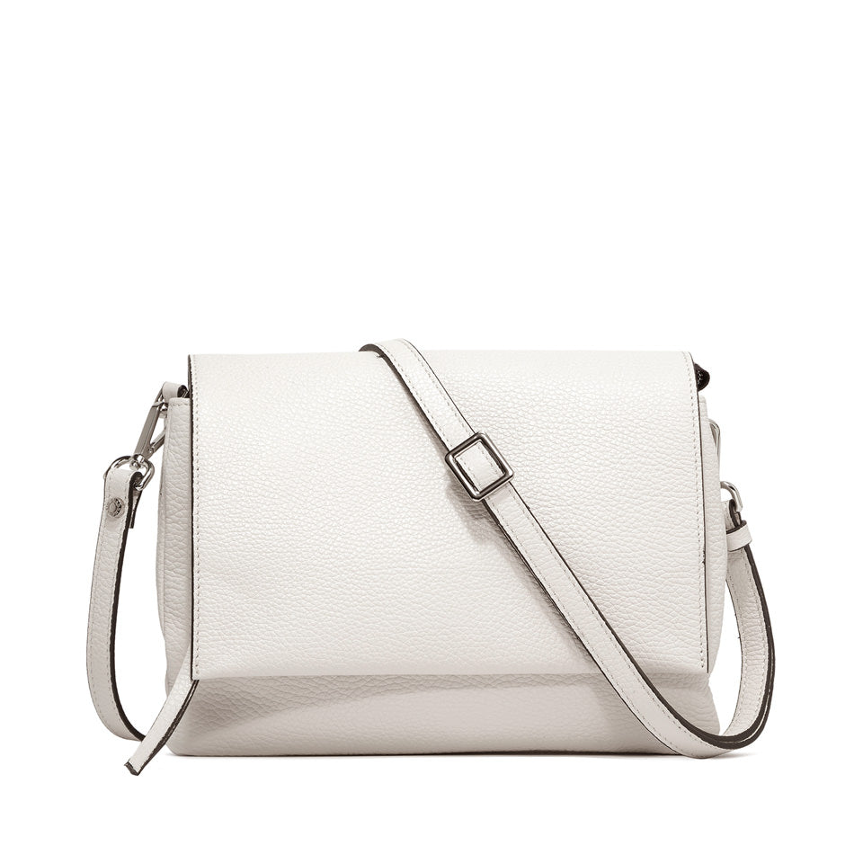 Gianni Chiarini borsa a tracolla in pelle "Three" Bianco BS4364COMM GRN.3890 MARBLE