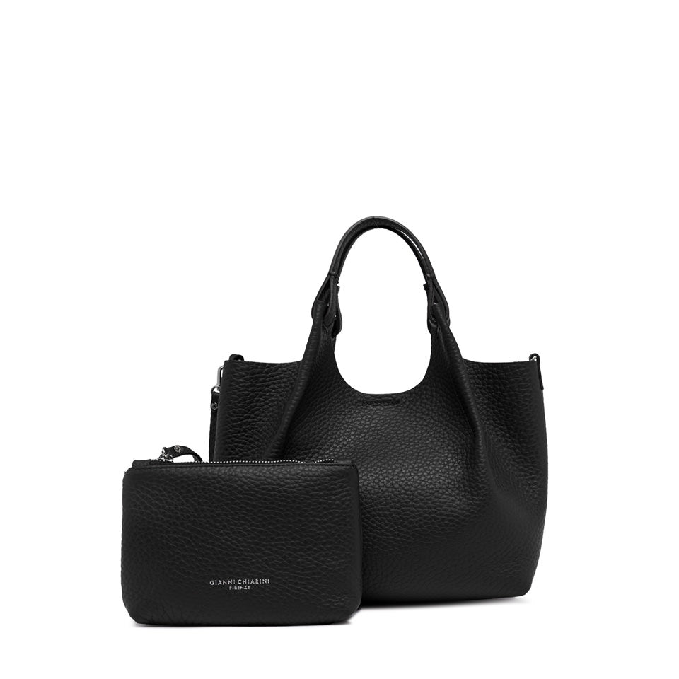 Gianni Chiarini borsa a mano in pelle "Dua" Nero BS9719RNGDBL.12565 NERO-CASTOR