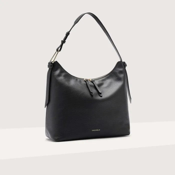 Coccinelle borsa a spalla in pelle "Malory" Nero E1R1K130201.001 NOIR