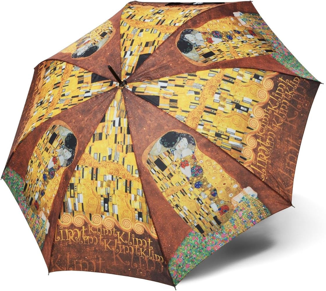 Doppler ombrello mini automatico in nylon "Modern Art " Multicolor 744157.KLIMT "DER KUSS"