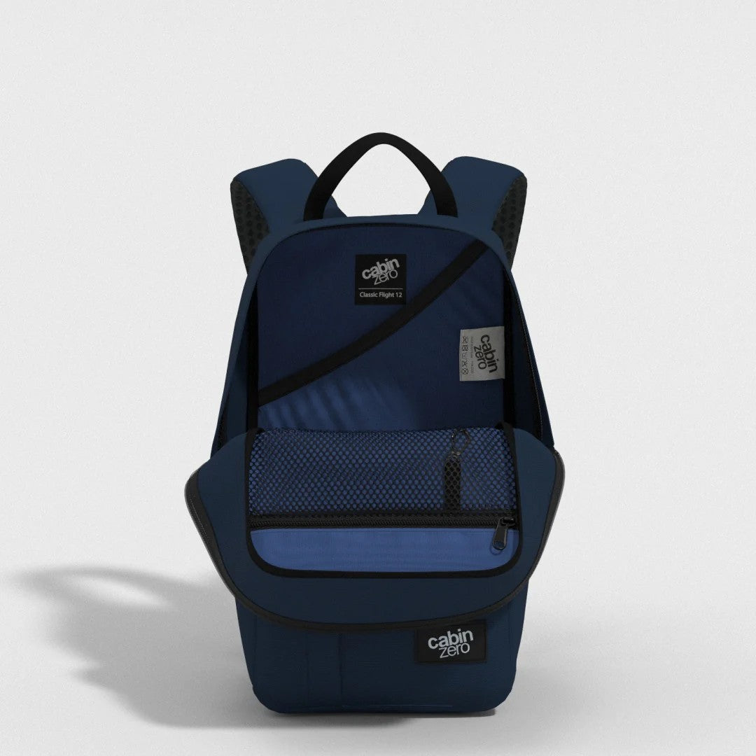 Cabin Zero zaino da viaggio in tessuto "Flight" Blu CZ23.1205 NAVY