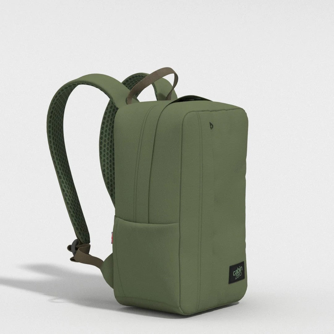 Cabin Zero zaino da viaggio in tessuto "Flight" Verde CZ23.1802 GEORGIAN KHAKI