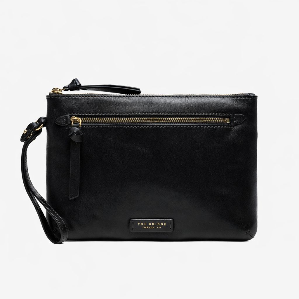 The Bridge pochette in pelle "Ingrid" Nero 09571501.30