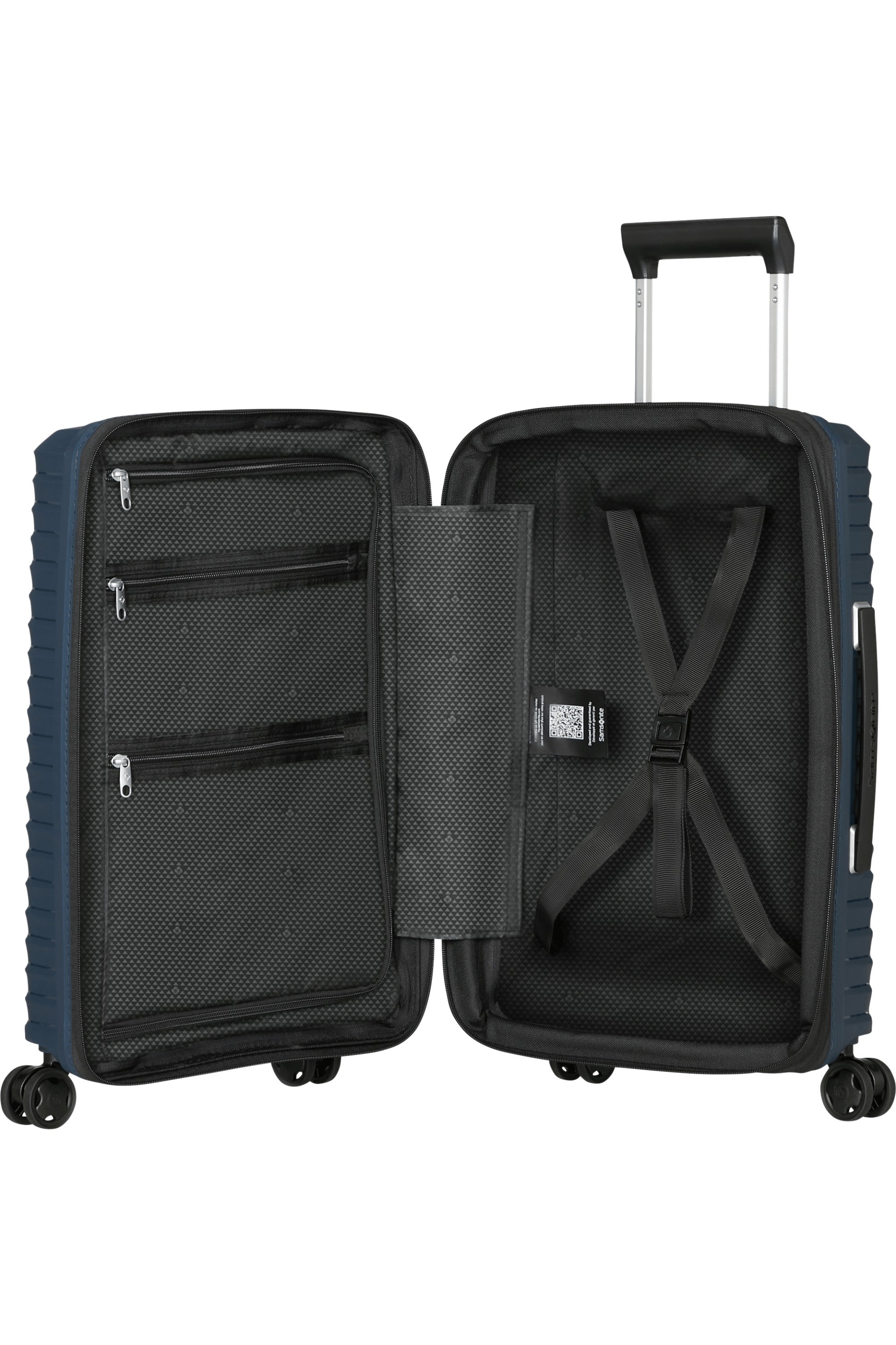 Samsonite trolley cabina slim in polipropilene "Upscape" Blu 155314.2165 BLUE NIGHTS