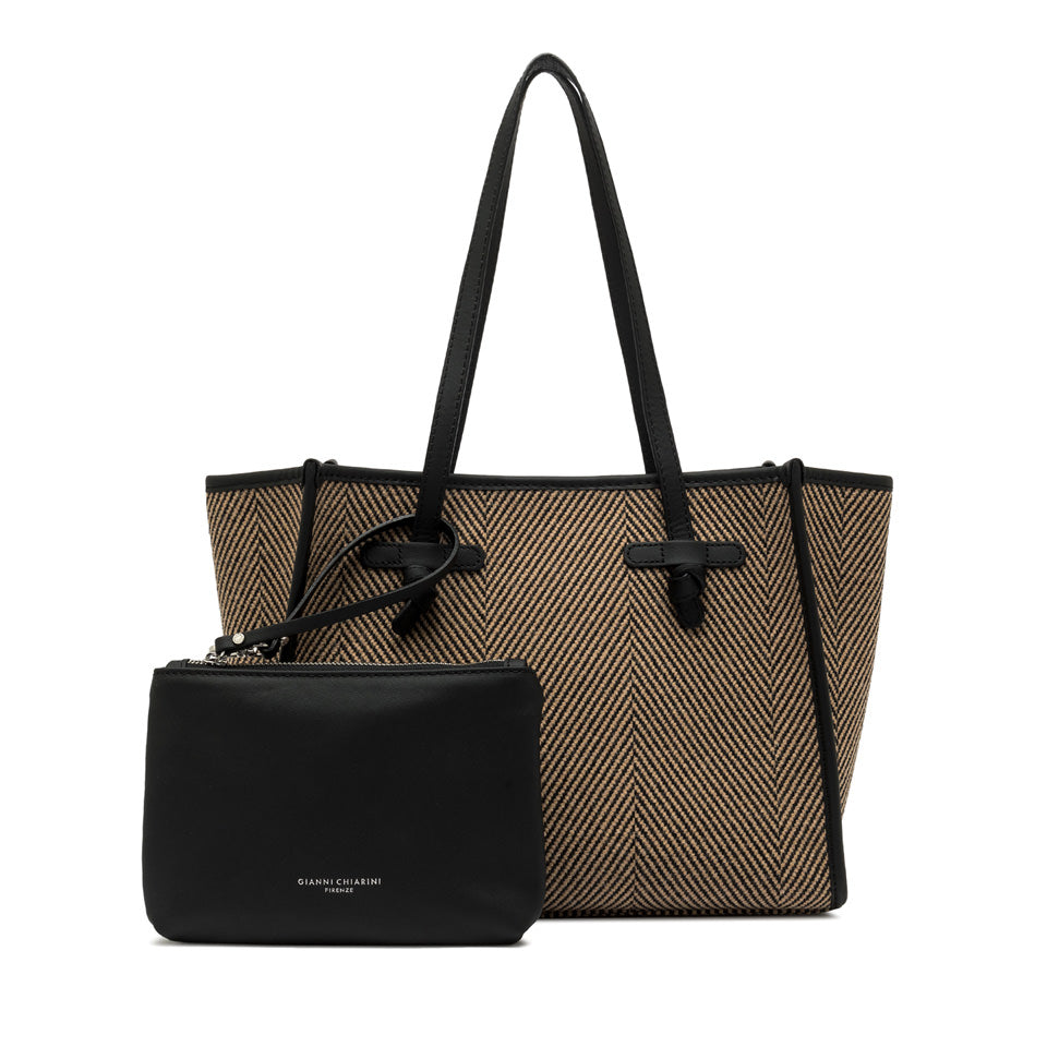 Gianni Chiarini borsa shopping in tessuto e pelle "Marcella" Multicolor BS6849COMM SPIGA.10313 VAR NE