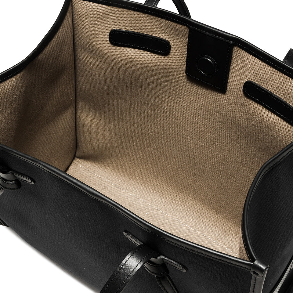 Gianni Chiarini borsa shopping in tessuto e pelle" Marcella" Nero BS6850COMMCNV-SE.4250 NERO-COR