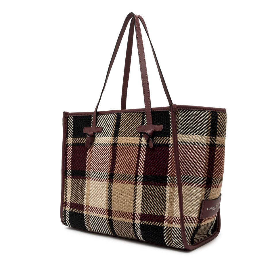 Gianni Chiarini borsa shopping in tessuto e pelle "Marcella" Multicolor BS6850COMM BLMR.11569 VAR BORD