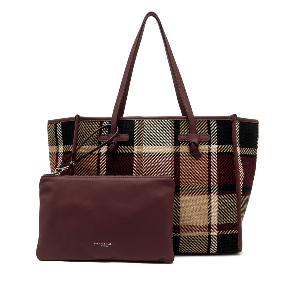 Gianni Chiarini borsa shopping in tessuto e pelle "Marcella" Multicolor BS6850COMM BLMR.11569 VAR BORD
