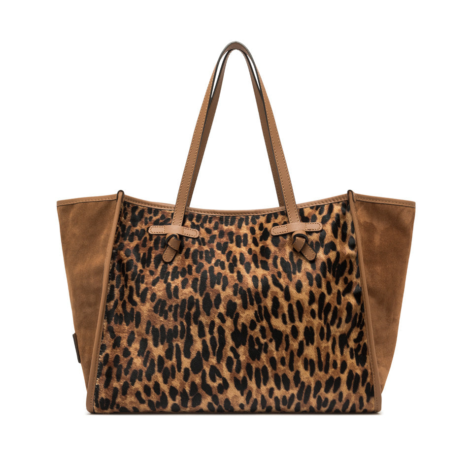 Gianni Chiarini borsa shopping in pelle e camoscio "Marcella" Beige BS12120LINX.064 NATURALE