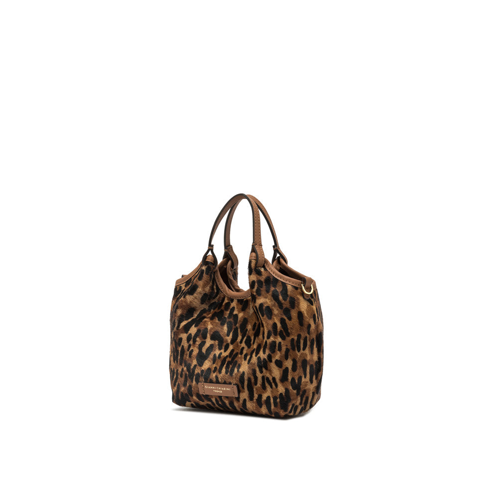 Gianni Chiarini borsa a mano in cavallino "Dua" Animalier BS11108 CAV-PL.14351 LINCE-CUO