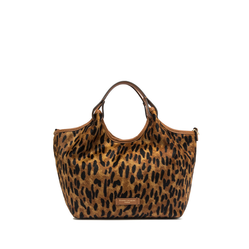 Gianni Chiarini borsa a mano in cavallino "Dua" Animalier BS11109 CAV-PL.14351 LINCE-CUO