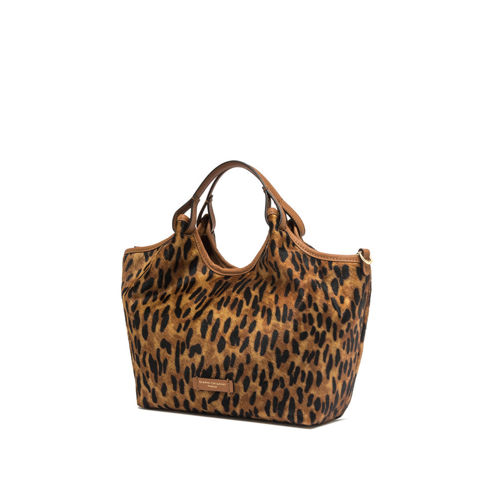 Gianni Chiarini borsa a mano in cavallino "Dua" Animalier BS11109 CAV-PL.14351 LINCE-CUO