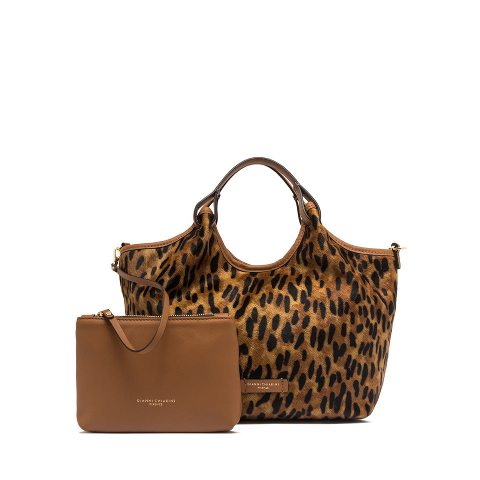 Gianni Chiarini borsa a mano in cavallino "Dua" Animalier BS11109 CAV-PL.14351 LINCE-CUO