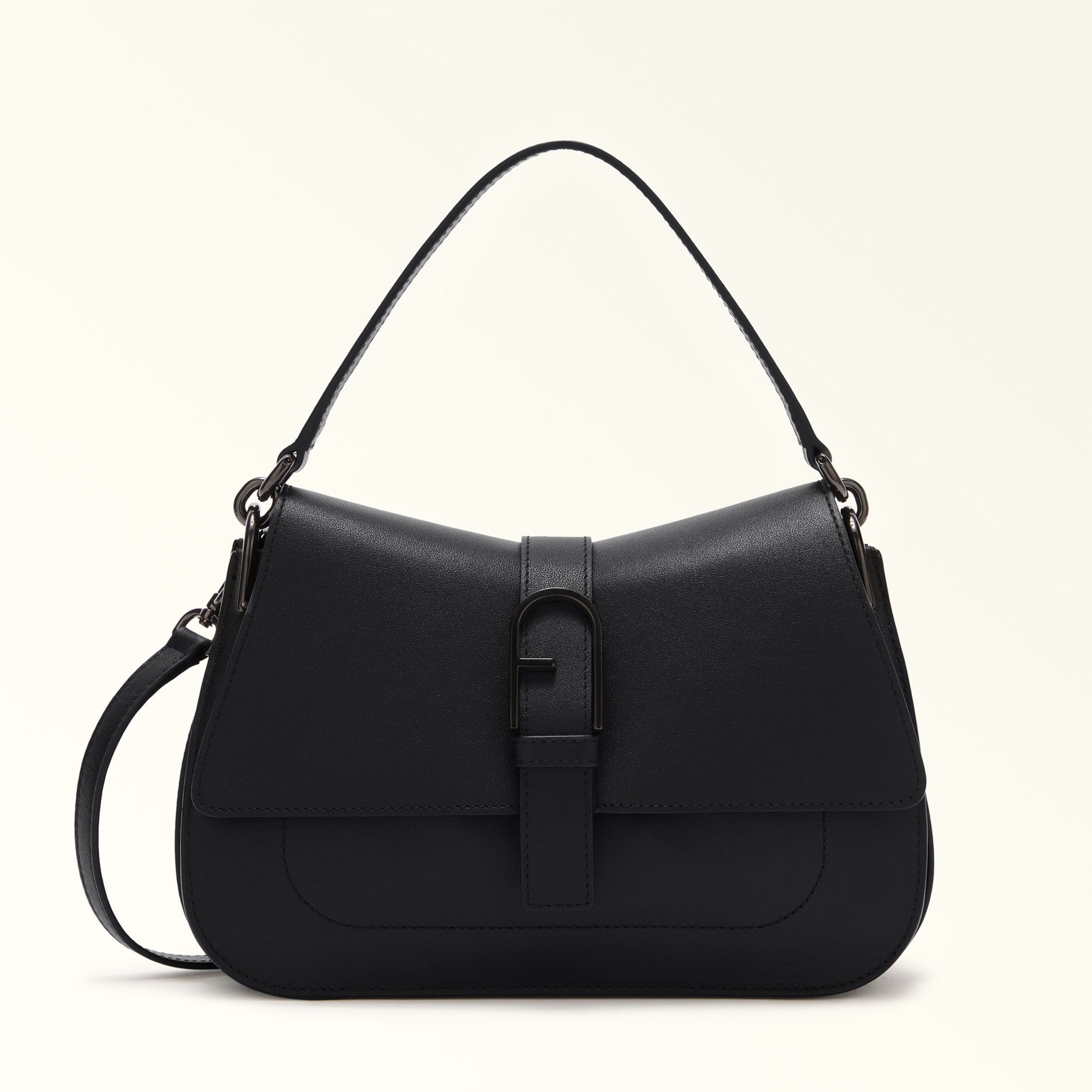 Furla borsa a tracolla in pelle "Flow" Nero WB00996.O6000 NERO
