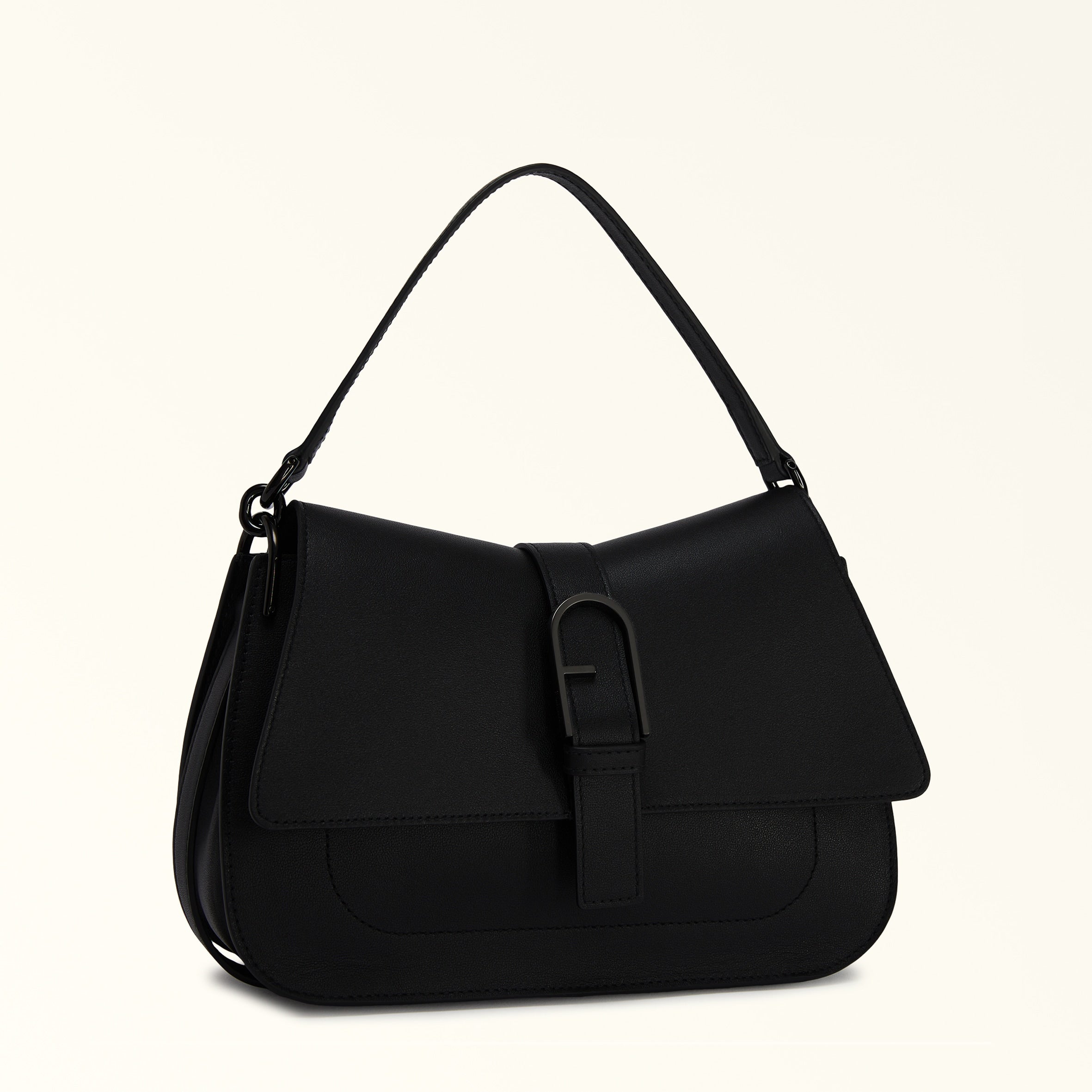Furla borsa a tracolla in pelle "Flow" Nero WB00996.O6000 NERO