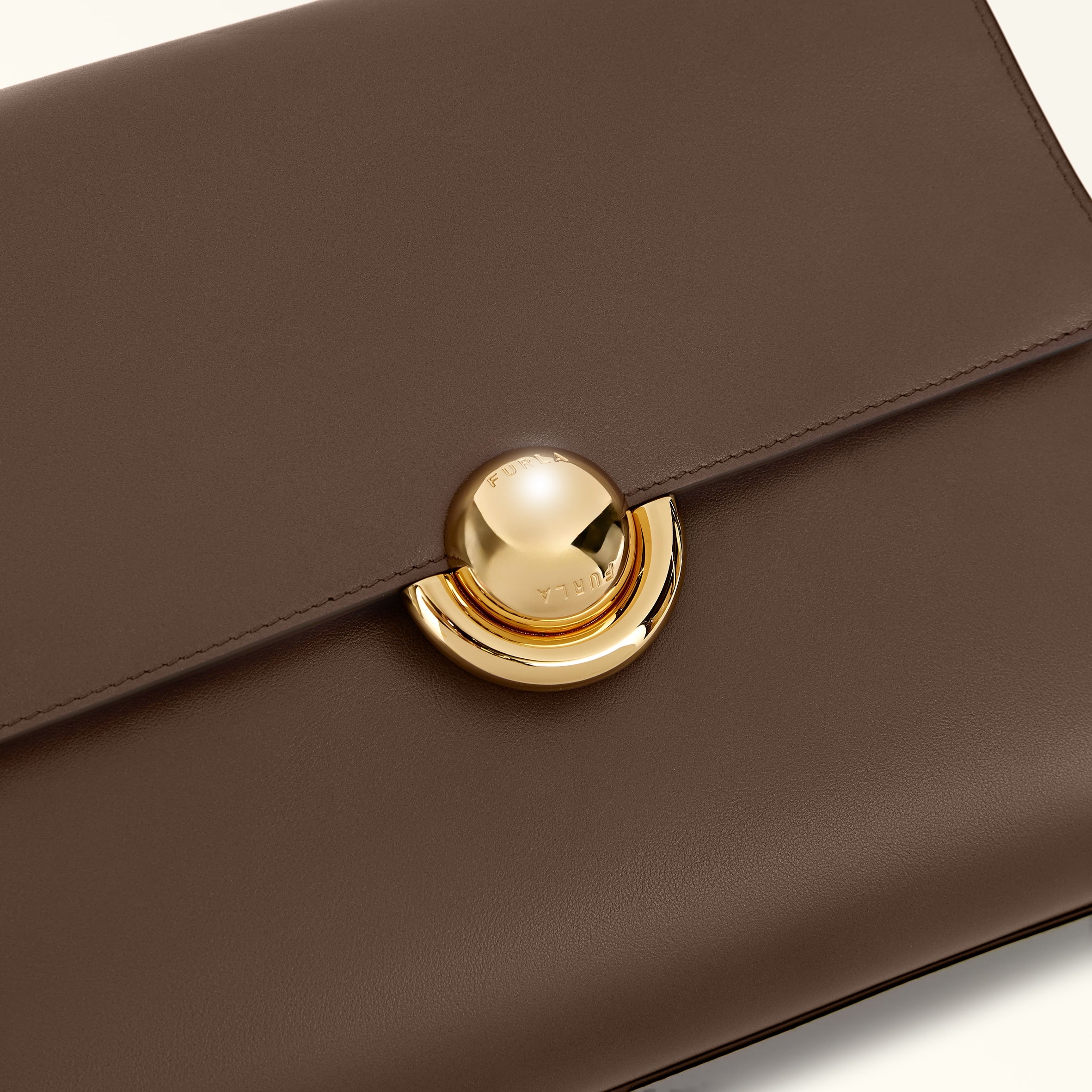 Furla borsa a spalla in pelle "Domus" Marrone WB01862.4284S ESPRESSO