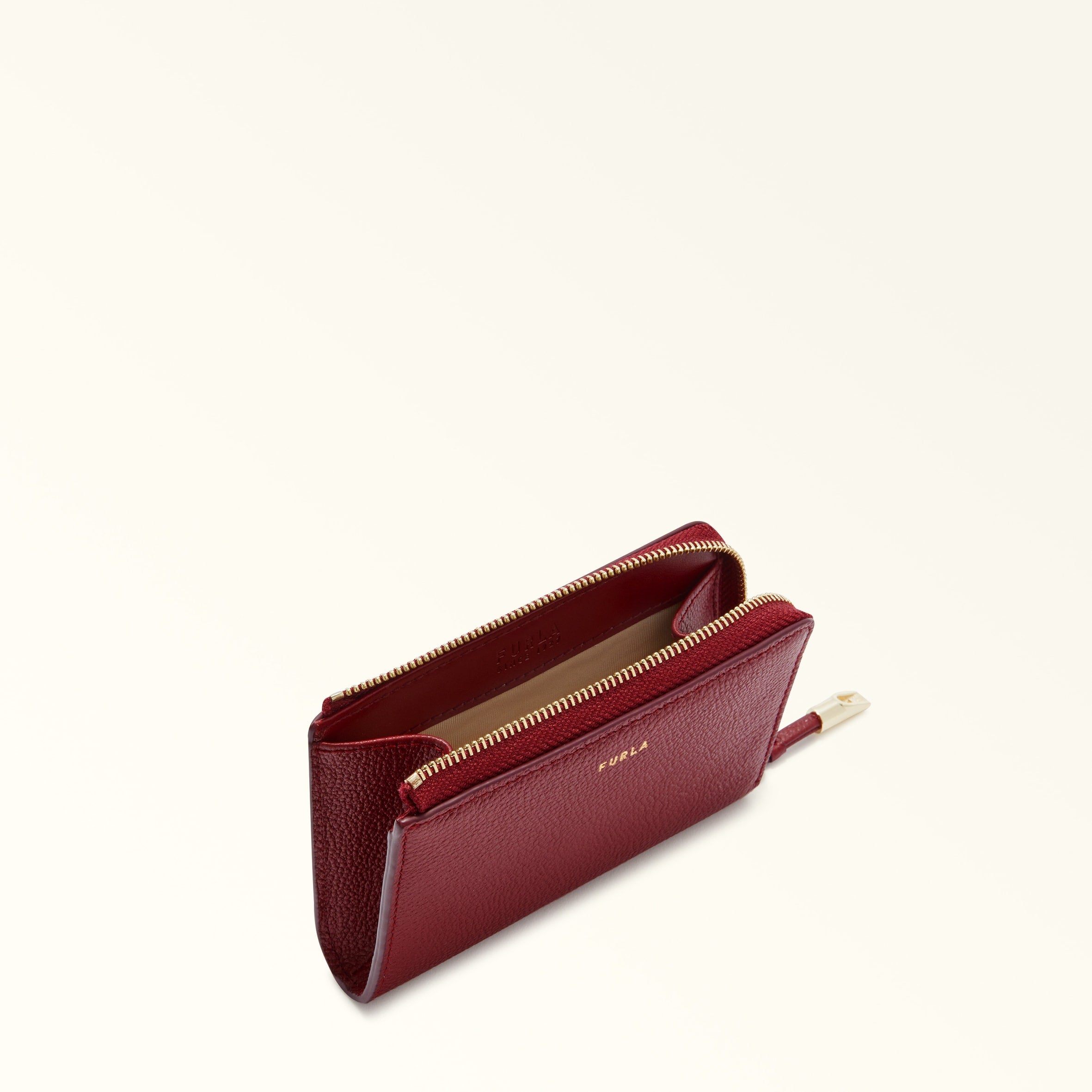 Furla porta documenti in pelle "Furla Goccia" Bordeaux WP00470.CGQ00 CILIEGIA