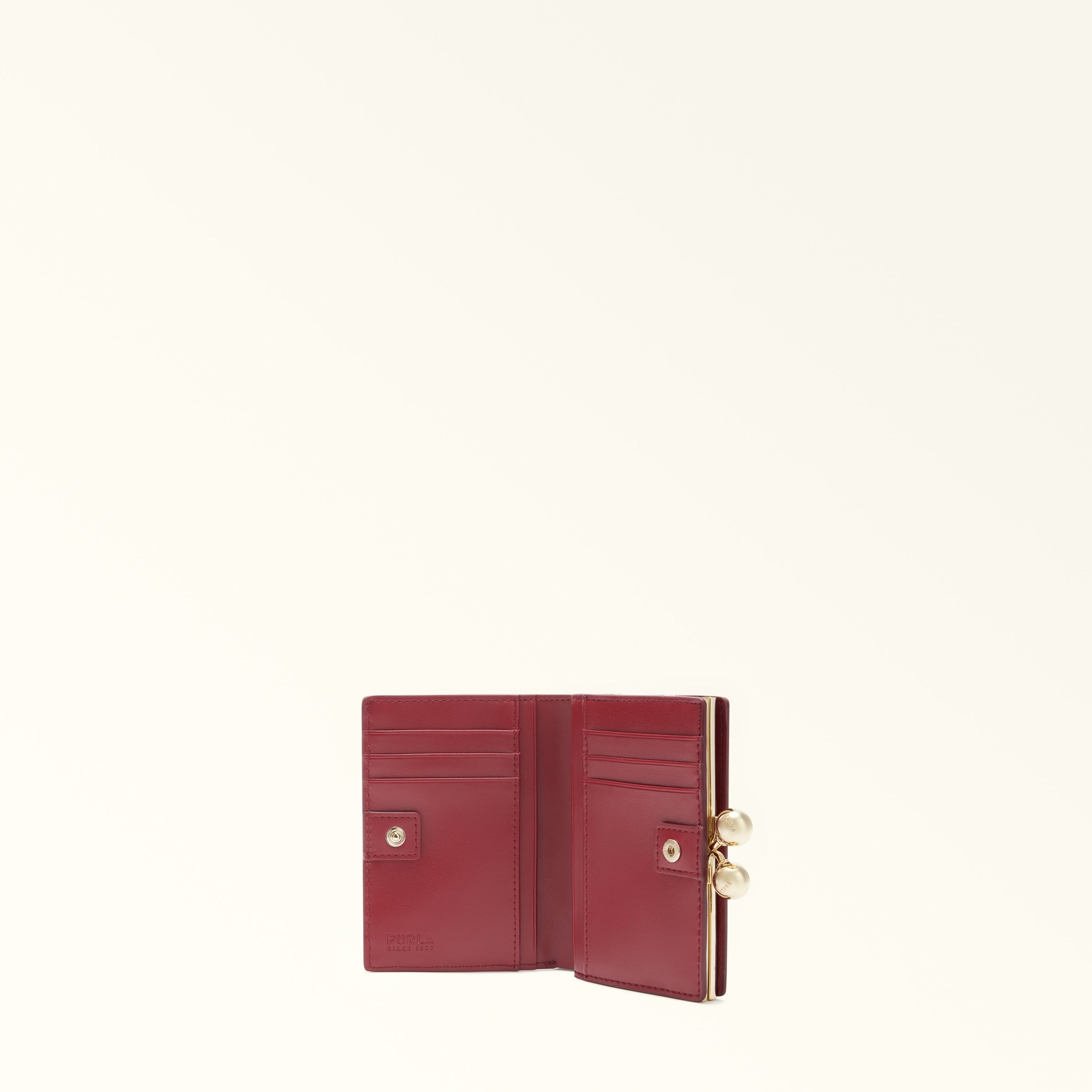 Furla portafogli in pelle "Dots" Bordeaux WP00541.CGQ00 CILIEGIA
